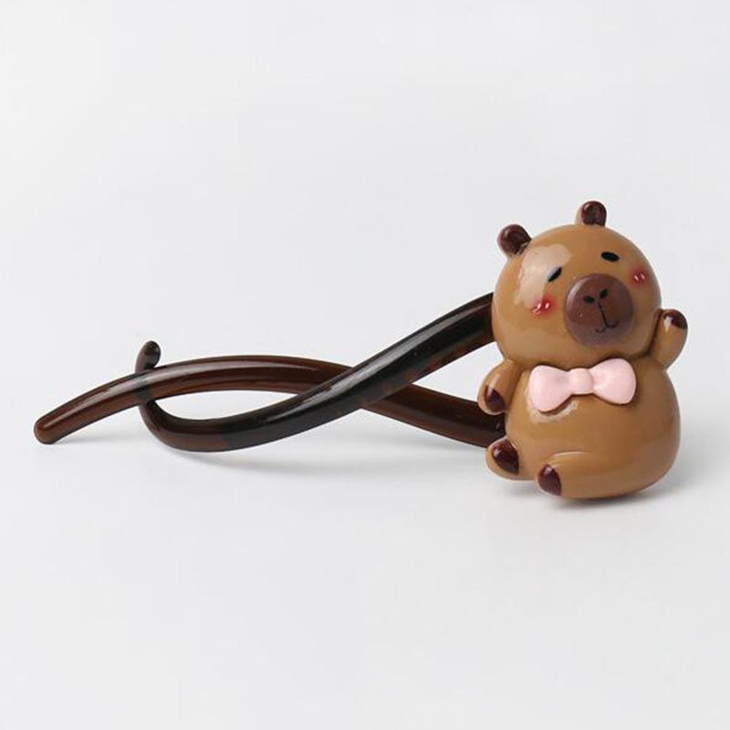 

Мультяшная Милая Заколка для Волос Капибара Зажимы для Волос Краб Твист Модная Прелестная Капибара Зажим для Волос Захват для Волос Аксессуары для Волос Головной Убор Подарки