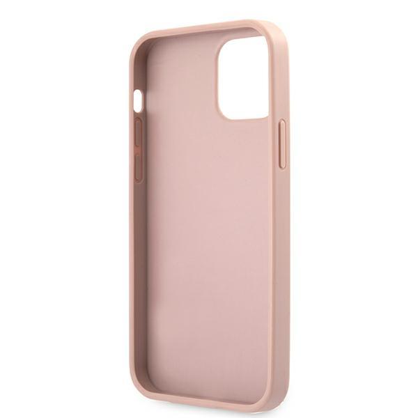 Guess Guhcp12Lrsavsrg Iphone 12 Pro Max6,7 Różowy/Pink Hardcase Saffiano Vintage Script