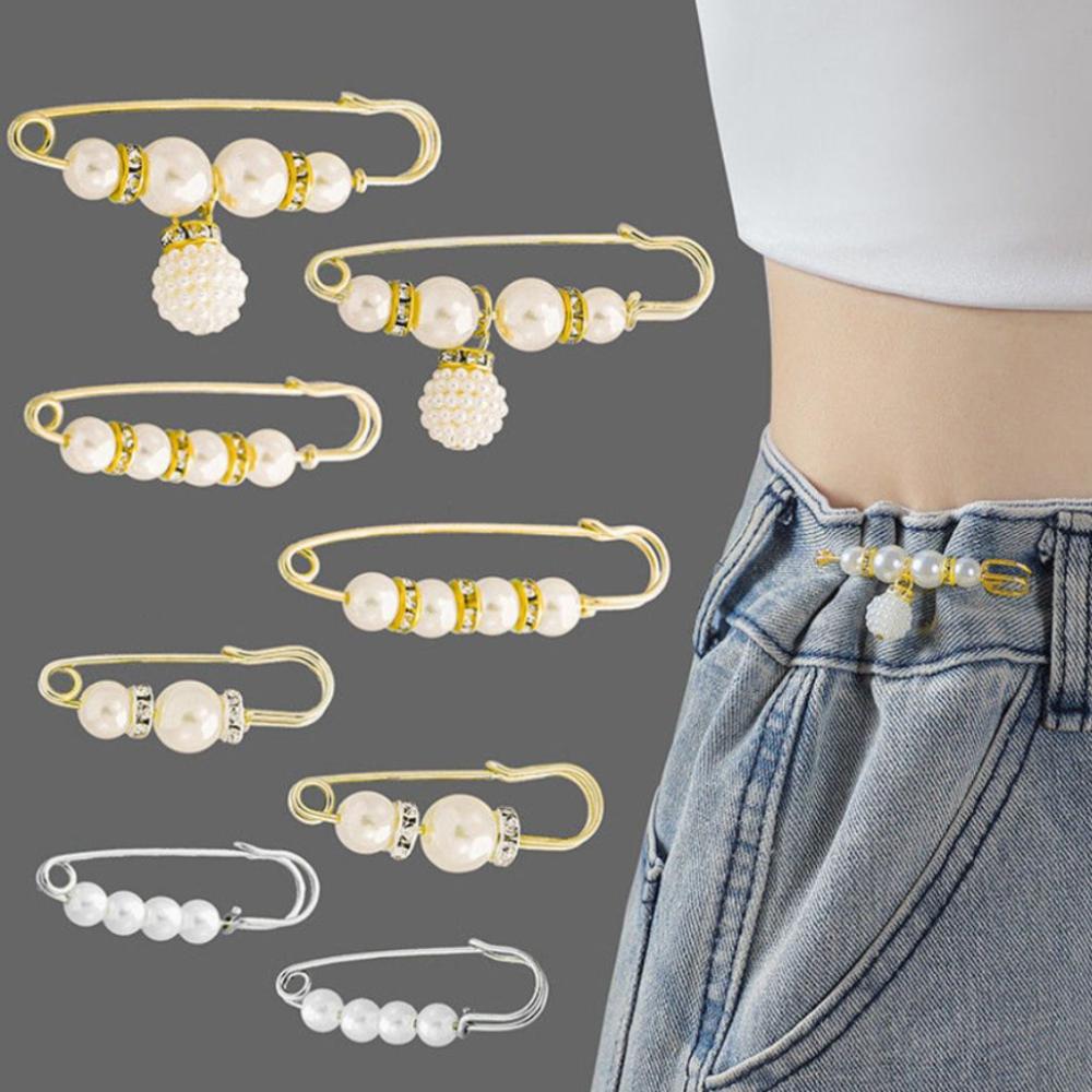Pin Accessories Women Waistband Pin Clothing Brooches Set Dress Shawl Clips Waist Pin Brooch