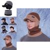 Knitted Winter Hat And Neck Warmer Set With Fleece Lining For Men Outdoor Cold Weather