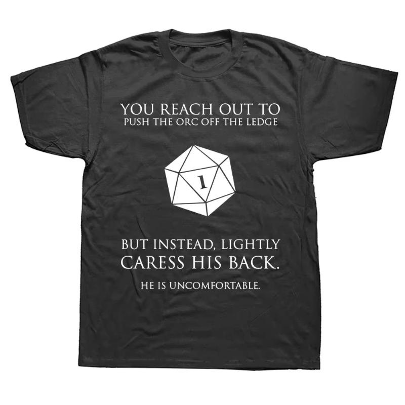 Novelty Dungeon Dragon T Shirts Graphic Streetwear Short Sleeve I Have A Plan D20 Dice Role Playing Game DnD Tshirt