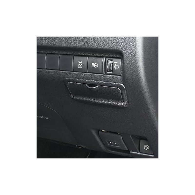 Tsuchiya Yac Vehicle-Specific Built-in ETC Cover for Toyota 80 Series Harrier, Black, 180 X 100 X 50mm, SY-HR16
