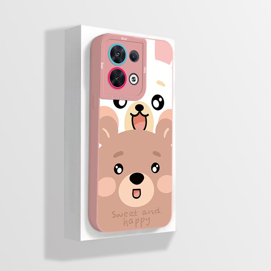 

For Oppo Reno8 Phone Case CPH2359 Aesthetic Cartoon Astronaut Soft Liquid Silicone Funda For Oppo Reno 8 Pro Plus 5G Back Cover Reno 8 Pro 5G