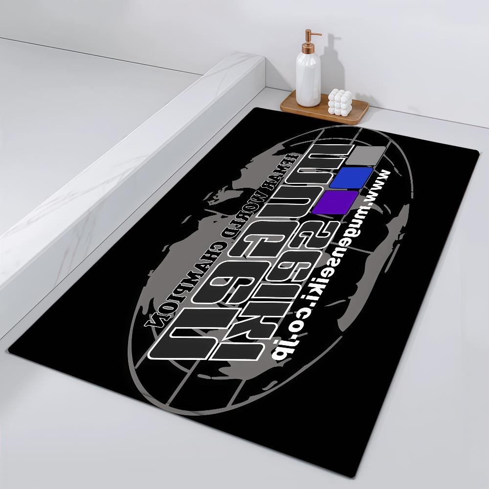 Door Cool Seiki Mat Bedside Entrance Bath Floor Decoration Corridor Door Fashion Logo Mat Carpet Living Room M-Mugen Balcony