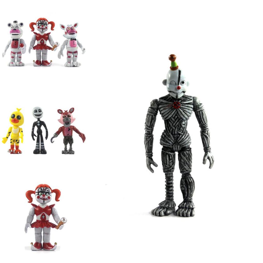 Captivating 6-piece Fnaf Five Nights At Freddy's Action Figures For Enthusiastic Fans