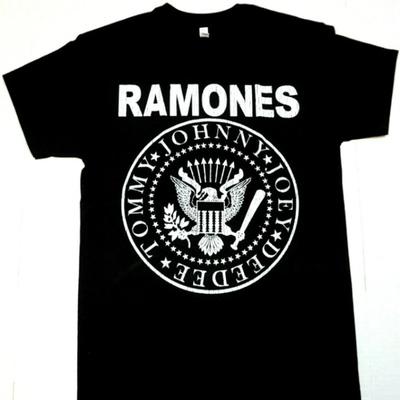 Ramones Distressed Punk Rock Unisex T-Shirt Vintage Band Grafik T-Shirt Unisex T-Shirt Grafik T-Shirt
