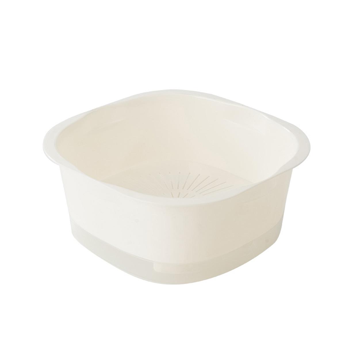 

1 шт. Кухонный поднос для фруктов, двухслойная корзина для сушки фруктов и овощей, креативная бытовая корзина для мытья посуды