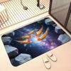 3D Visual Fish Print Floor Mat, Household Entrance Door Mat for The Hallway, Outdoor Durable and Stain-resistant Floor Mat, Foot Mat