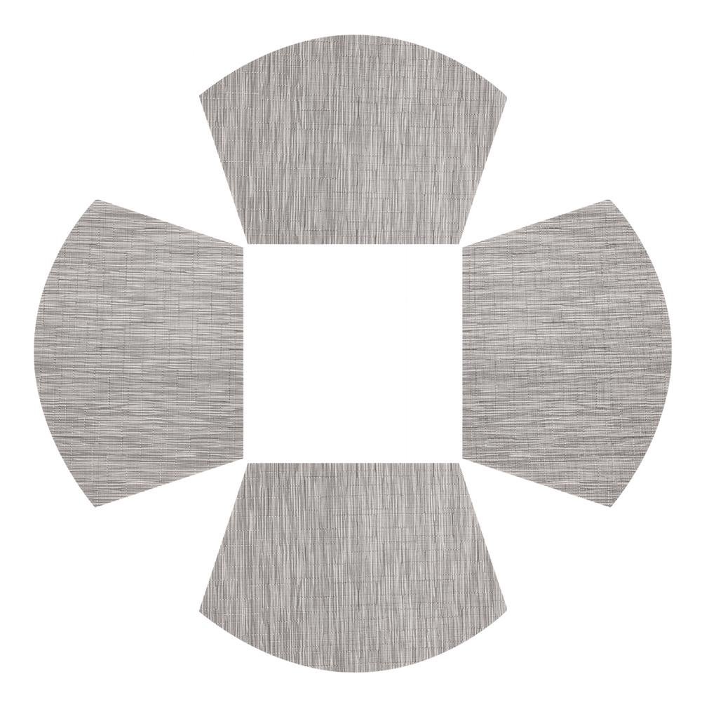 

Набор из 4 круглых подставок под стол, моющиеся клиновидные коврики для кухонного стола, термостойкие круглые подставки под кухонные приборы 45x30CM