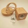 Creative Modern Simple Lamp Holder Irregular Wooden Creative Lamp Base Single Head E27 Screw Light Holder Coffee Shop