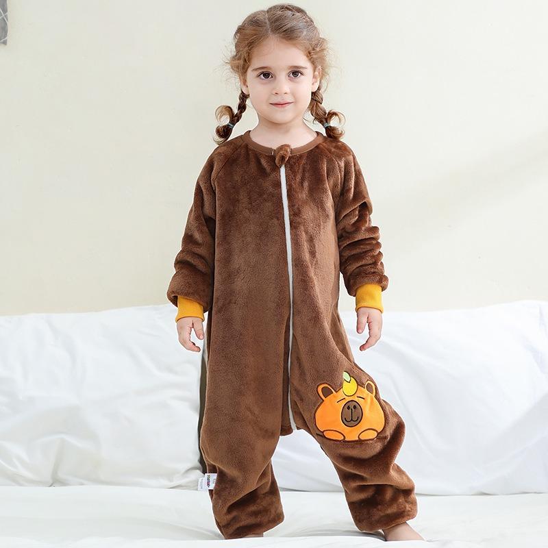 Kinderen Dieren Dinosaurus Kigurumi Kostuum Cosplay Cartoon Jumpsuit voor Kinderen Halloween Kerst Meisjes Jongens Met Capuchon Pyjama Onesie