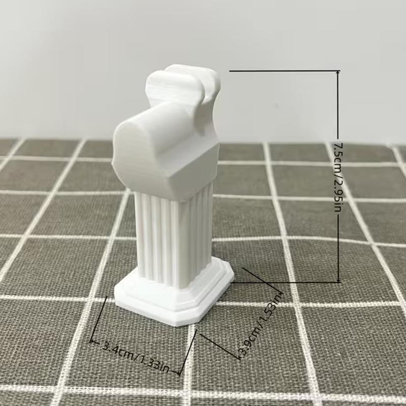 Minimalist Roman Column Glasses Holder Roman Column Ornament Glasses Desktop Organizer Home And Office Desk Decorative Gift