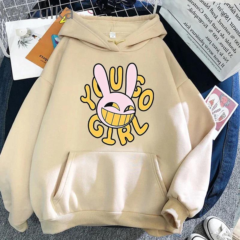 The Amazing Digital Circus Jax Hoodies Mode Frauen Harajuku Lustige Kawaii Hoodies Unisex Casual Vintage Pullover Sweatshirts