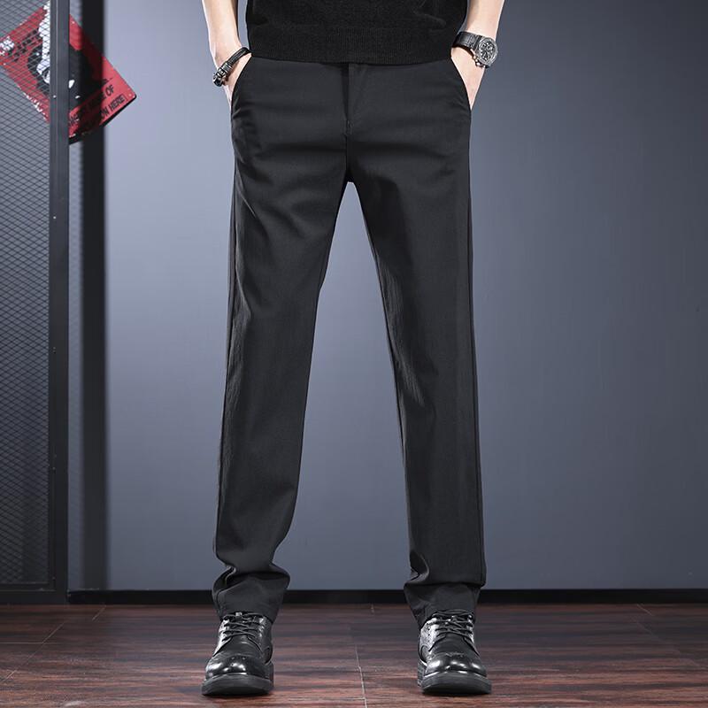 

Jareno Men s Wrinkle-Resistant Straight-Leg Casual Dress Pants 38