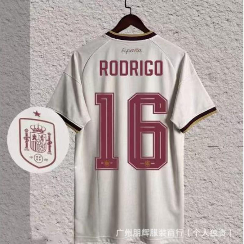 Spain National Team Home Soccer Jersey 2026 Custom Name 19 Yamal Short Sleeve Cycling Men Women