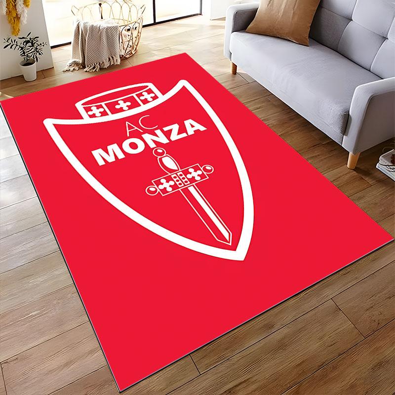 Red AC Monza Shield Design suitable as a non-slip mat for the living room or bedroom sofa