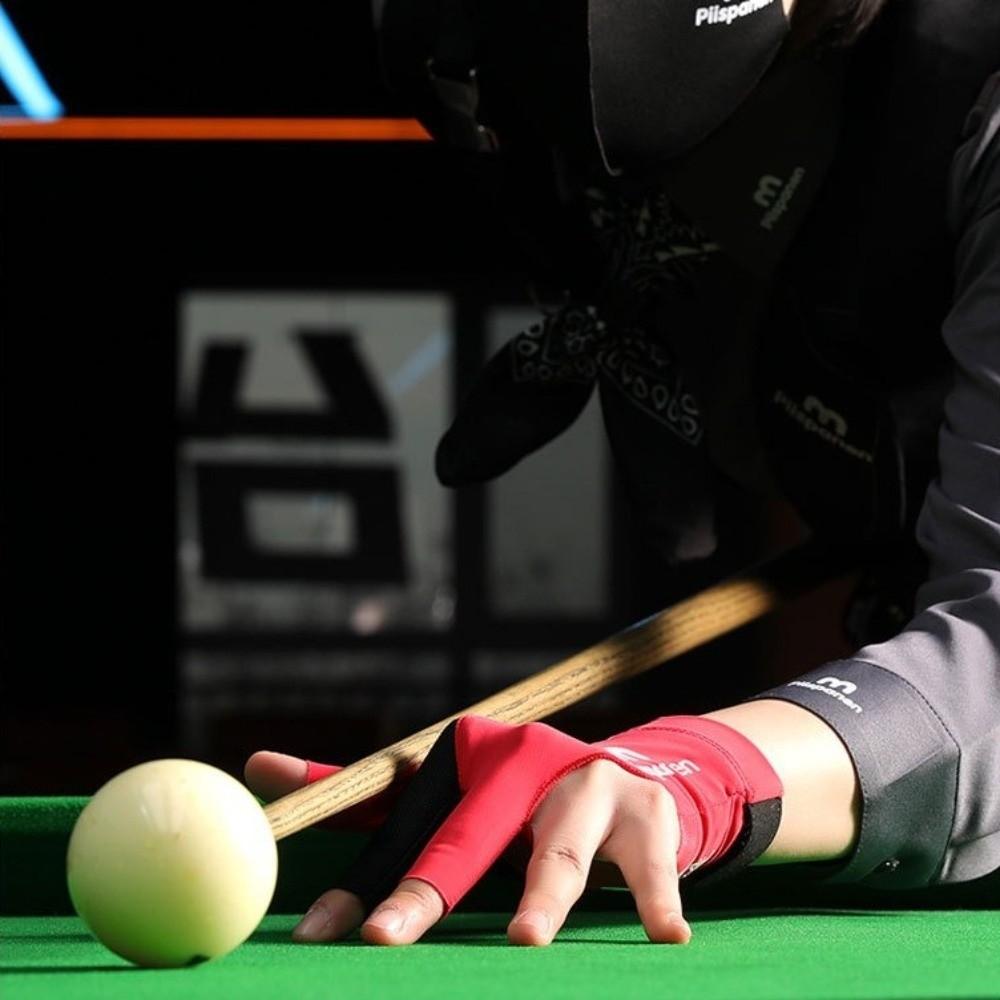 1Pcs Anti-slip Snooker Glove Three Fingers Training Glove Billiard Glove  Fitness Accessories