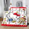 1pc. Hello Kitty Cute Cartoon Print Blanket - Perfect for Home, Office, Outdoor Use, Gift Idea, Suitable for Al