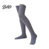 Fleece Thigh High Socks 1 Pair Fuzzy for Women, Long Soft Fluffy Stockings Leg Warmer, Thickened Plush Over The Knee Stockings, Winter Boot