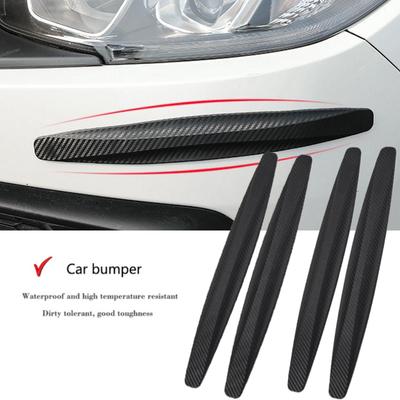 2Pcs Car Anti-Scratch Strips for Front Rear Bumper Protector Corner Guard Bumper Decal Carbon Body Protector Car Molding