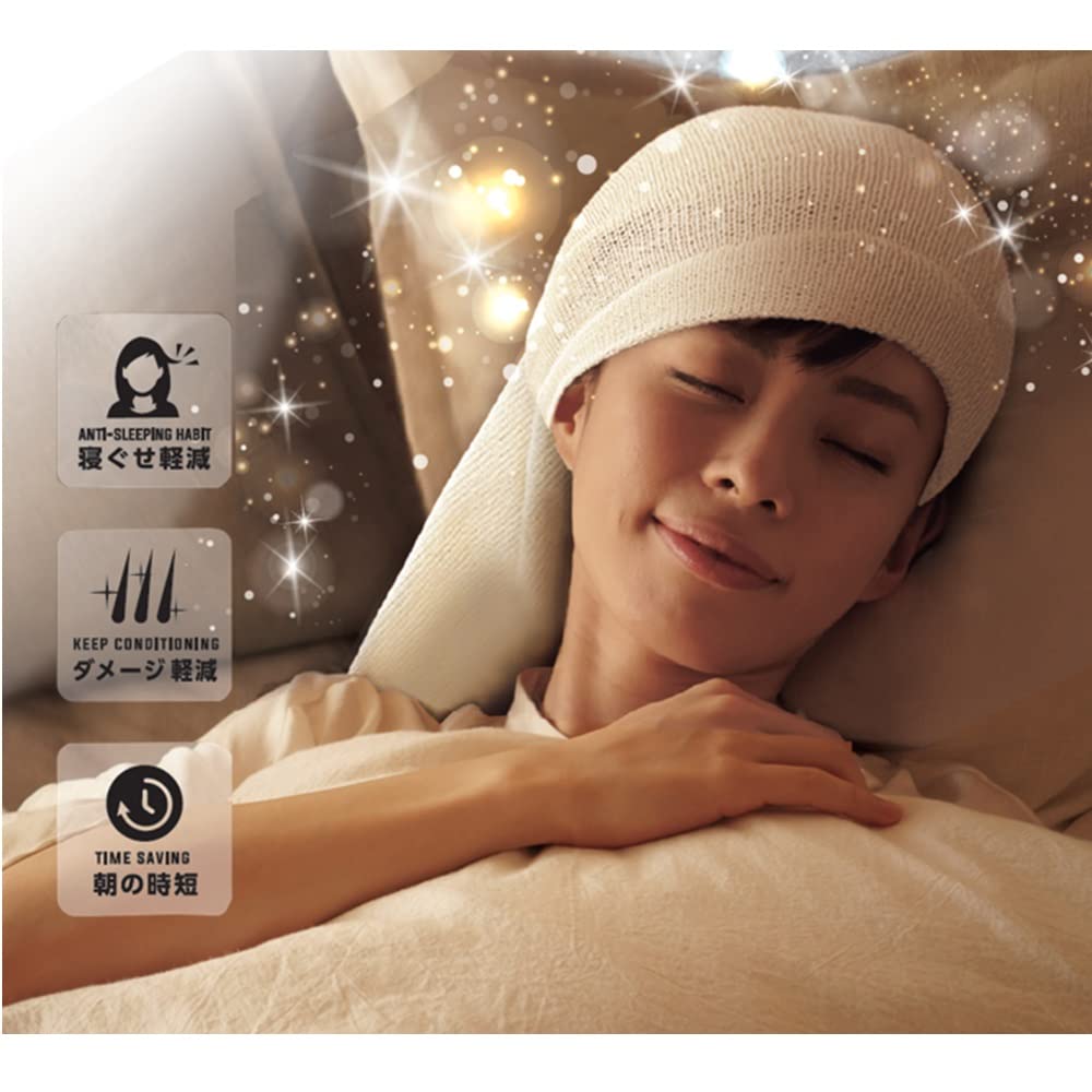 Silk Blend Night Treatment Cap [sunayama]