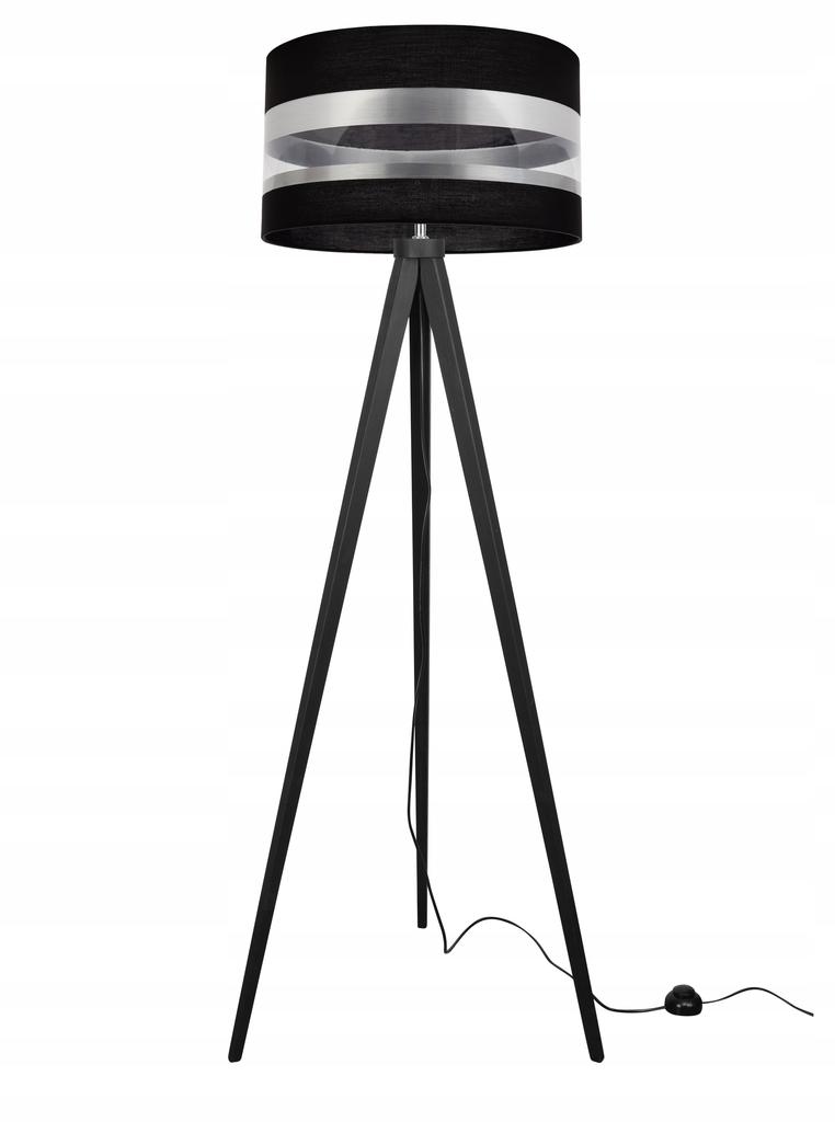 Loft Tripod Floor Lamp Chrome Lampshade Led Selection