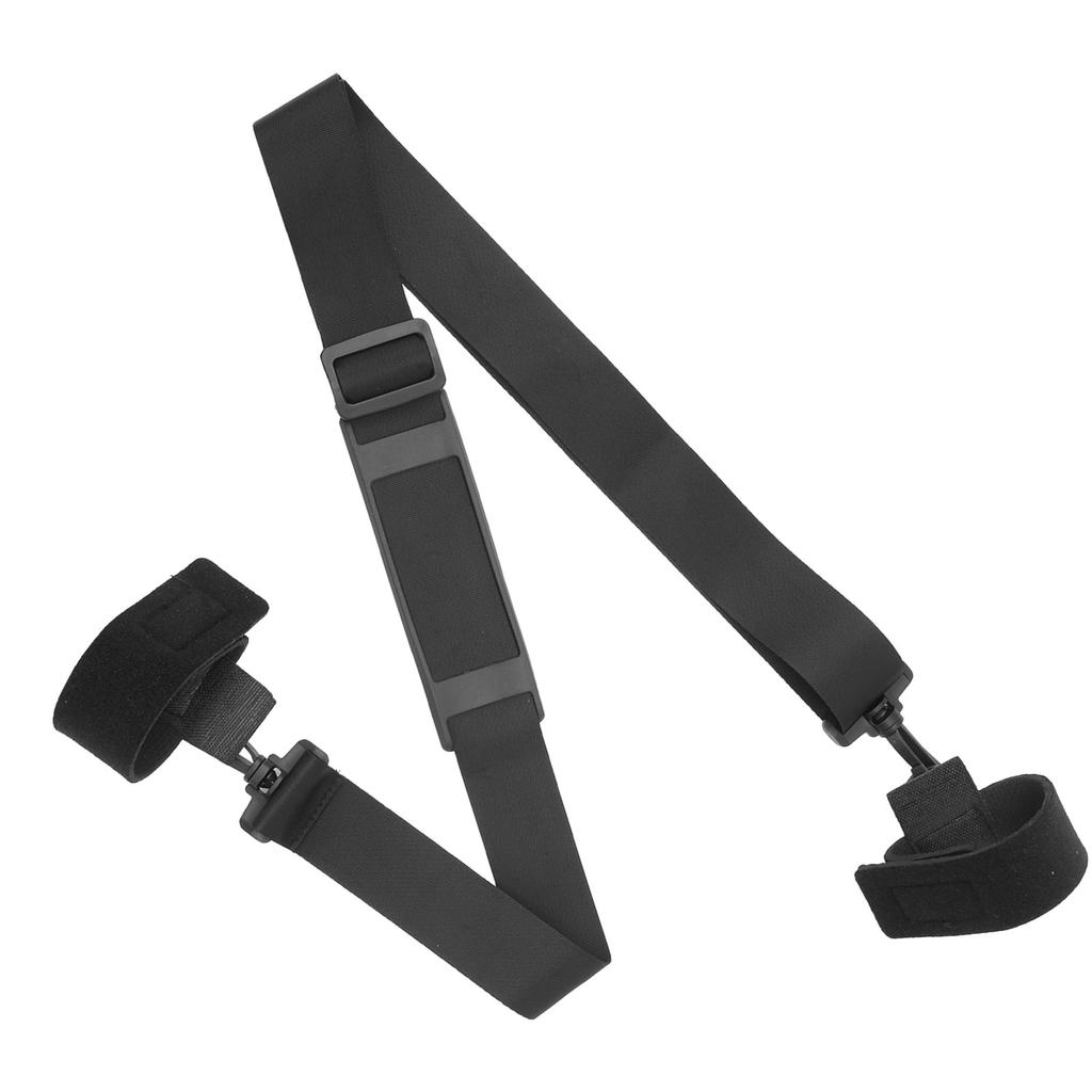 MultiFunction Fishing Rod Carry Strap EVA Sling Shoulder Belt Adjustable Tackle Holder