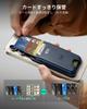 ESR MagSafe Card Case with Find RFID Strong Magnetic Wallet for Wallet Compatible with iPhone Series Compatible with Dark Blue My, Blocking, 5-Card