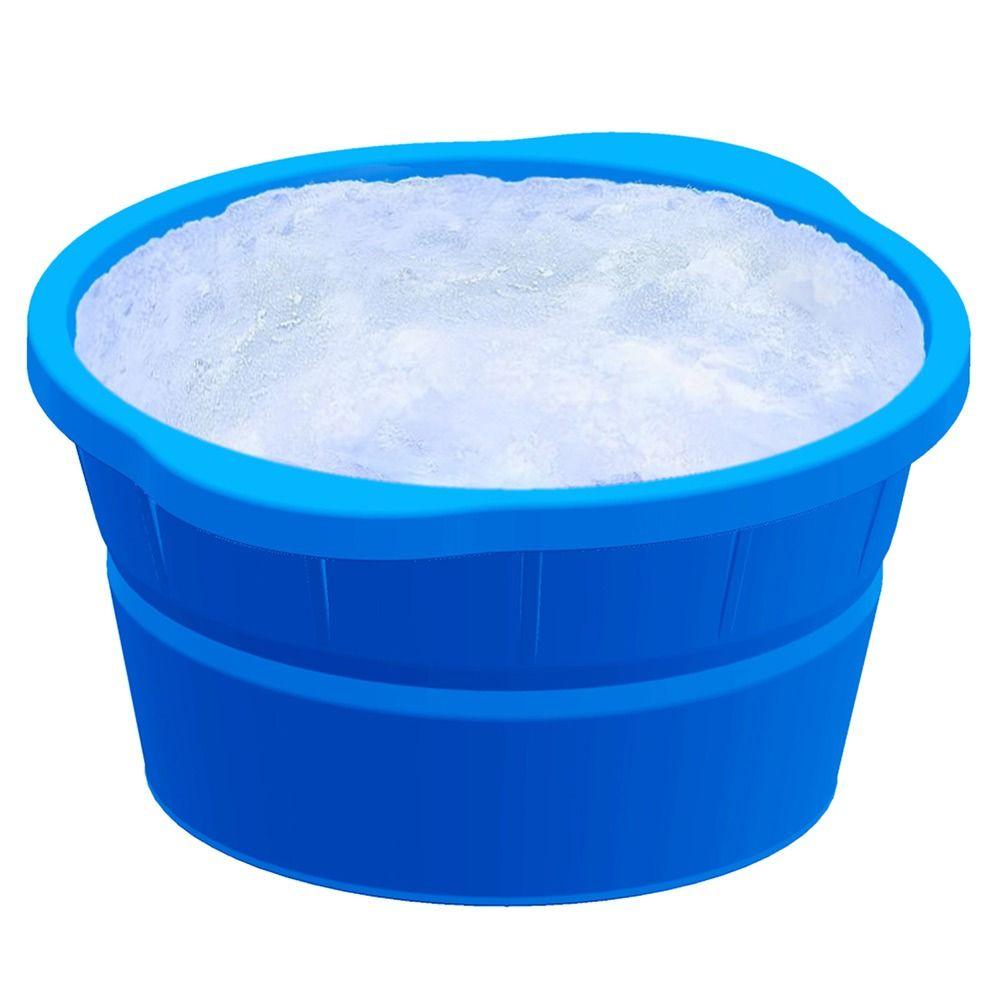 Silicone Large Ice Grid Mould Reusable Ice Cube Box Durable Ice Block Mold