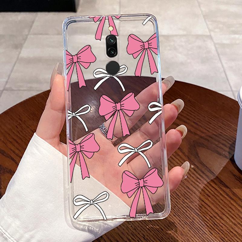 Back Cover For Xiaomi Redmi 8 8A Case Clear Luxury Cute Love Rabbit Cool Funny Pattern Transparent TPU Soft Silicone Phone Case