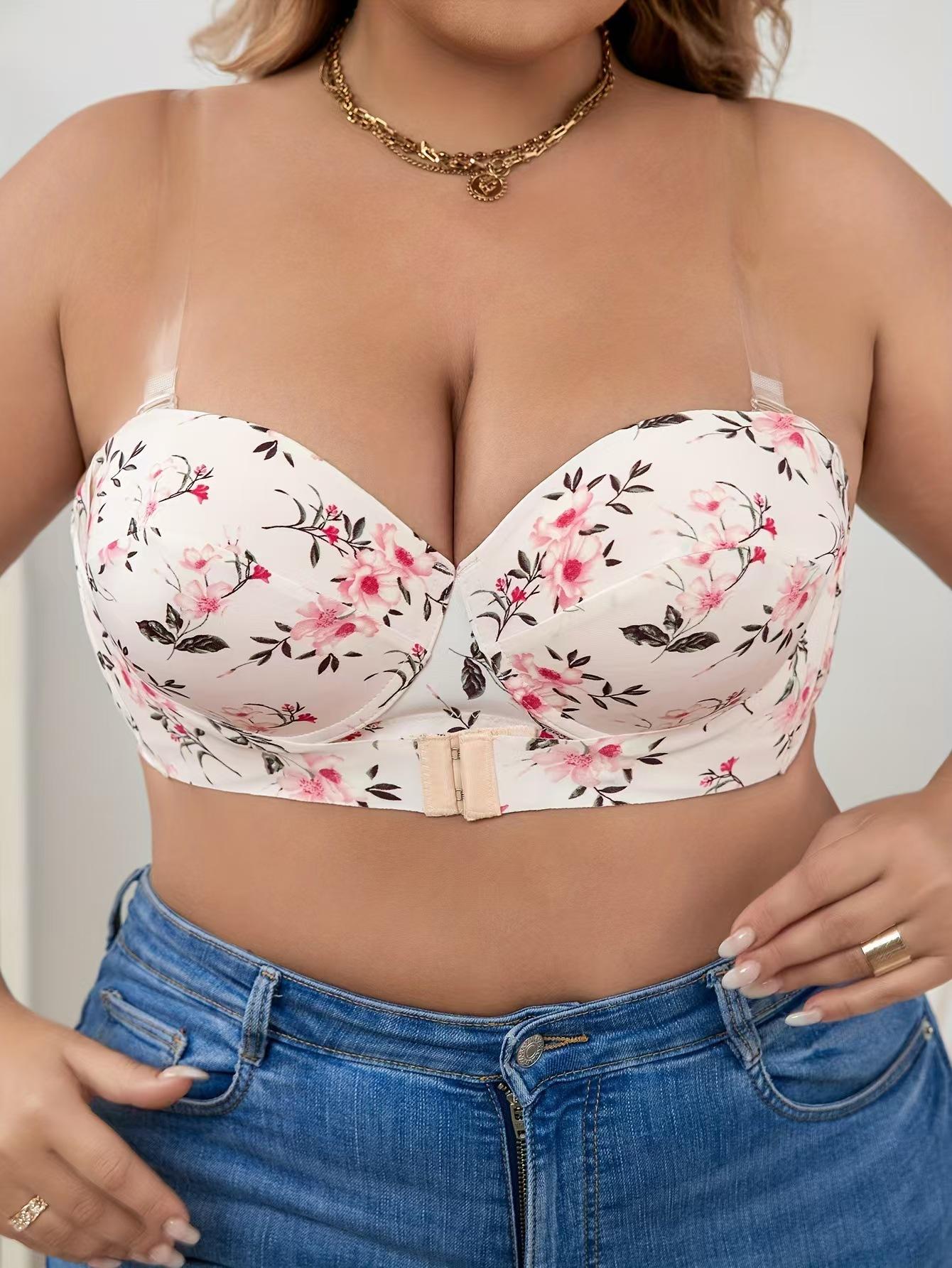 

Сексуальный и очаровательный бюстгальтер для девочек больших размеров со стальными кольцами, собранный на дышащую грудь 95D белый