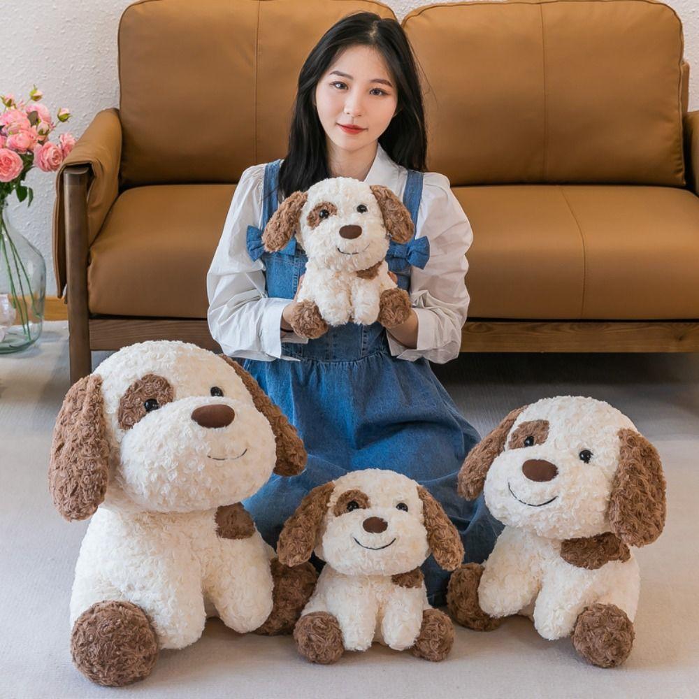 Stuffed Animal Animal Puppy Dolls Brown Spot Shiba Inu Plush Dolls  Birthday Gifts