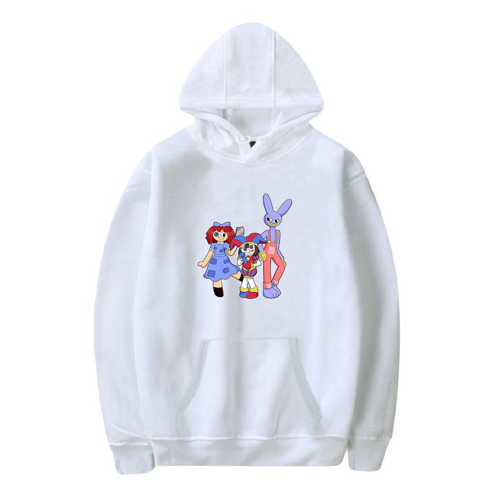 Le Cirque Numérique Incroyable Sweats à Capuche Hommes Femmes Automne Pull Décontracté à Capuche Mode Hip Hop Sweat-shirt Vêtements