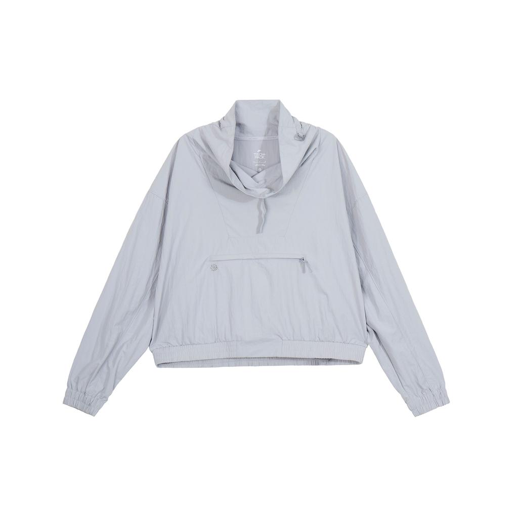 Nike Sportswear Tech Pack Solid Zip Pocket Woven Collar Jacket Women Jacket Silver-Grey DQ6658-012