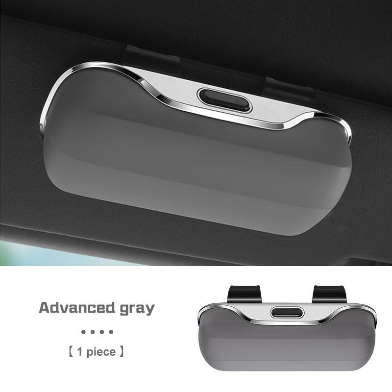 Car Visor Glasses Box Portable For BMW E38 E46 F15 E90 E92 E87 G20 G30 1 3 5 7 Series X1 X3 X5 Sunglasses Holder Eyeglasses Case