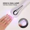 Handheld Lamp For Nails Drying Lamp UV LED Rechargeable Mini Manicure Lamp Quick Drying Nail Dryer For Gel Polish Manicure Tools