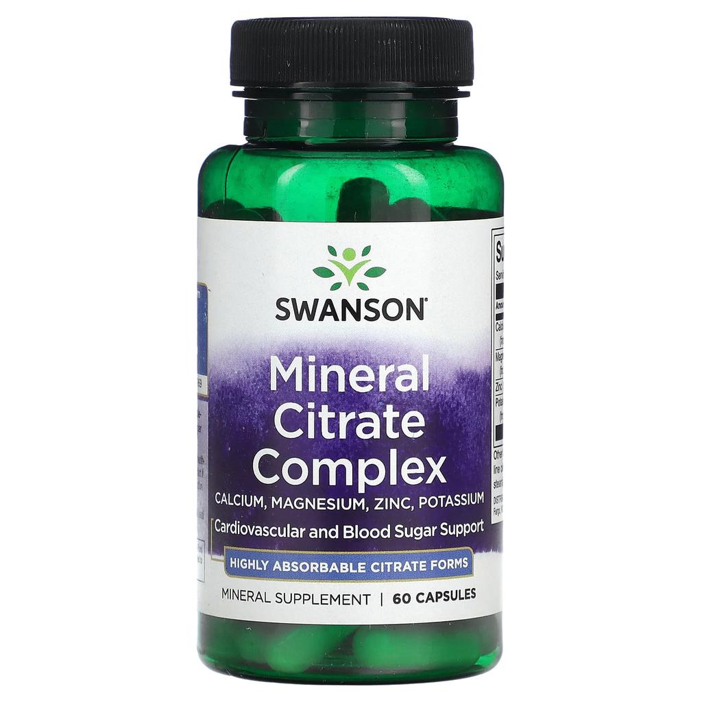 Mineral Citrate Complex, 60 Capsules