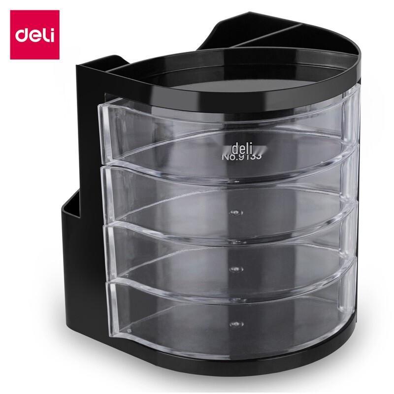 Deli 4-Tier Desktop Pen Holder & Storage Organizer
