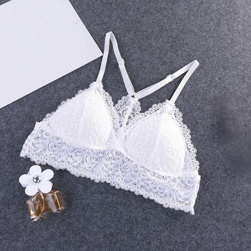 

Женский цветочный кружевной бюстгальтер-бюстье с укороченным топом One Size