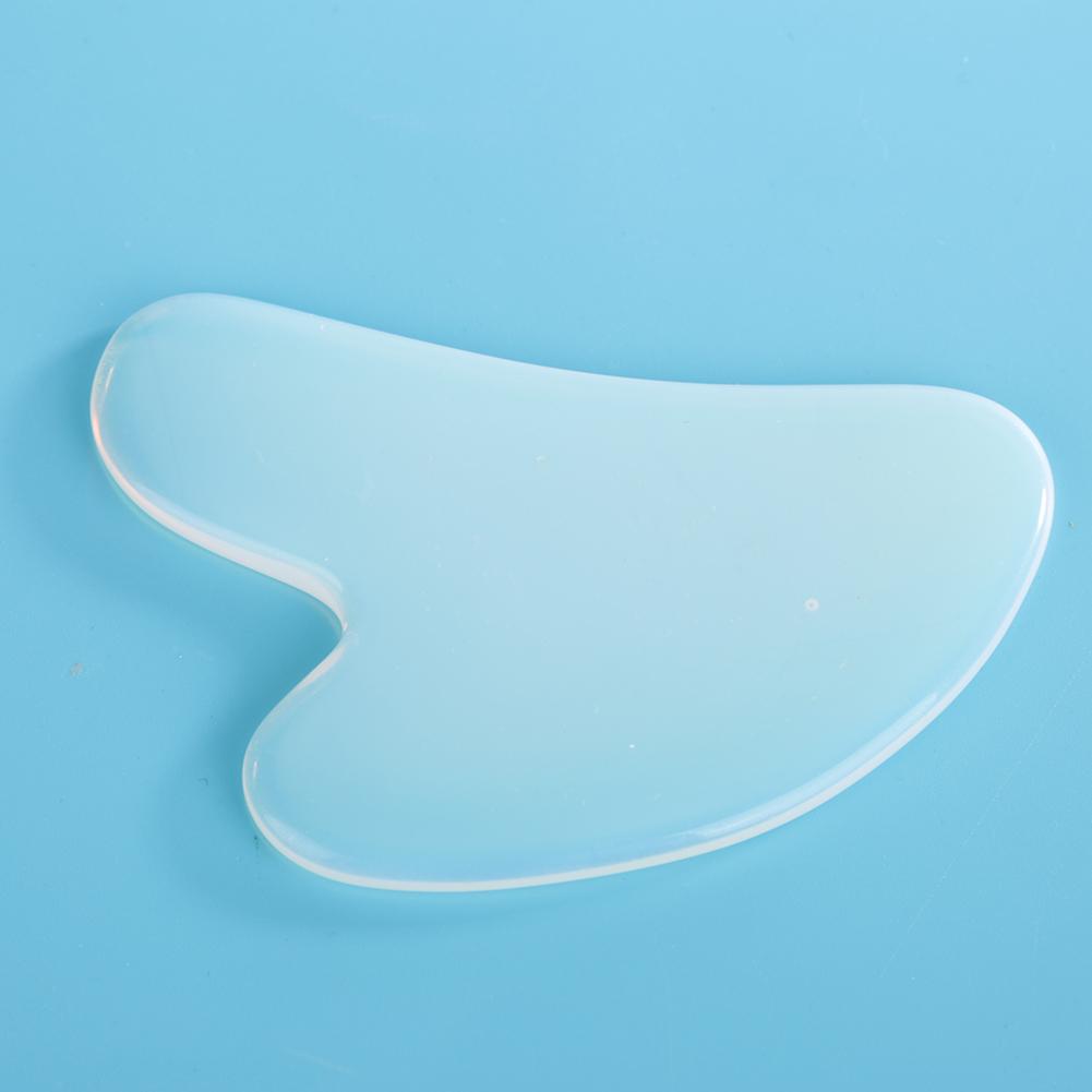 Natural Opal Scrapping Plate Body Guasha Board Face Massager Health Care Tool
