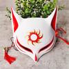 Half Face  Mask Hand-painted Fashion Mask Halloween Masquerade Party Tassels Anime Fox Mask For Costume Parties Anime