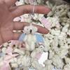 Cute Angel Bear Keychain Hanging Ornament Backpack Handbag Charm for Girls Wome