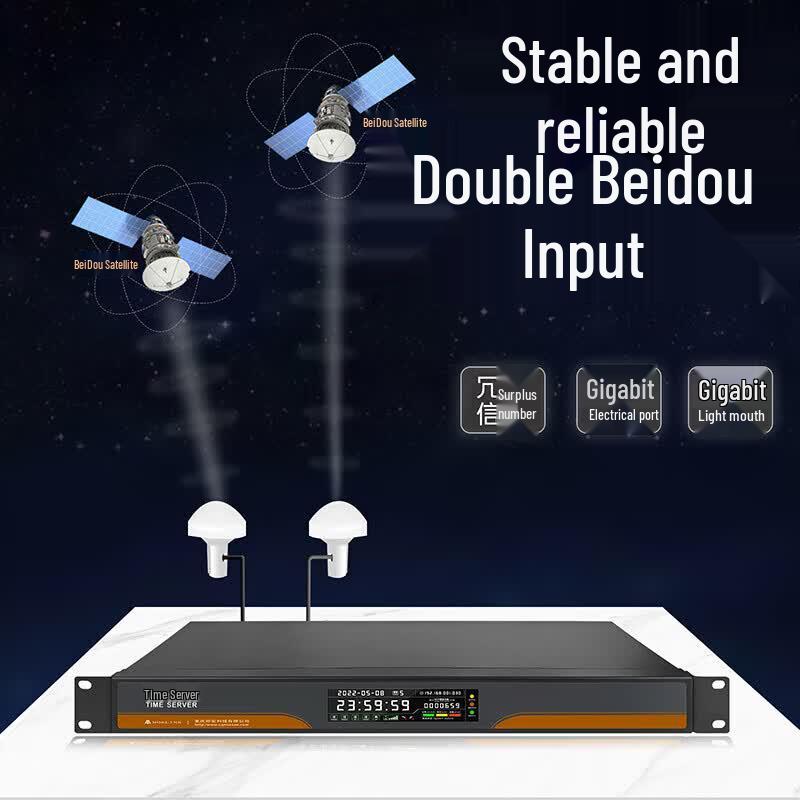 MORLINK Dual Beidou Satellite Time Server with Rubidium Atomic Clock