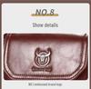 BULLCAPTAIN Heren Koeienhuid Crossbody Tas - Retro, Multifunctioneel, Krasbestendig met Rugbescherming