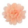 10Pcs 3.5Cm Chiffon Flower Hair Bows Fully Lined Flower Tiny Hair Clips Fine Hair Girls For Infants Toddlers Set