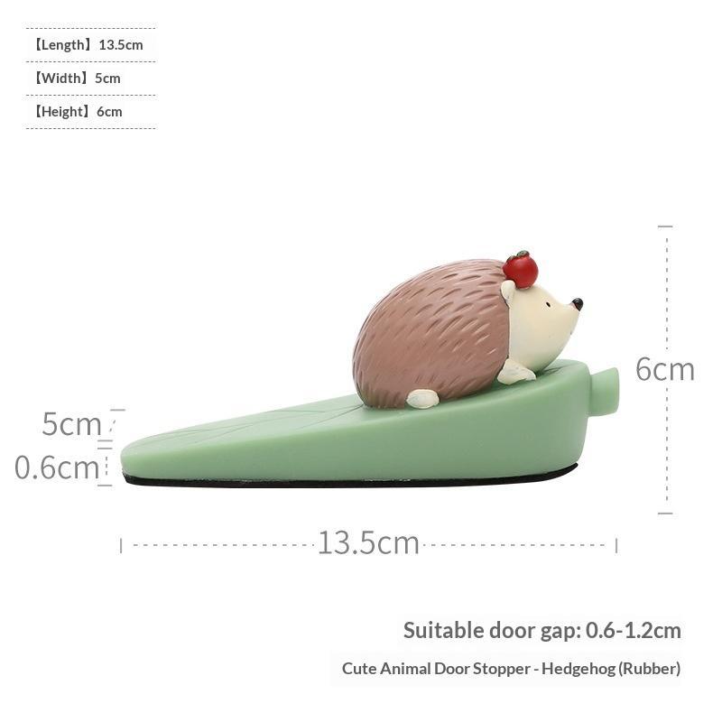 Tappo per porta animale cartone animato, sicuro per il pavimento, antiscivolo, cuneo fermaporta per bagno, cucina, ingresso