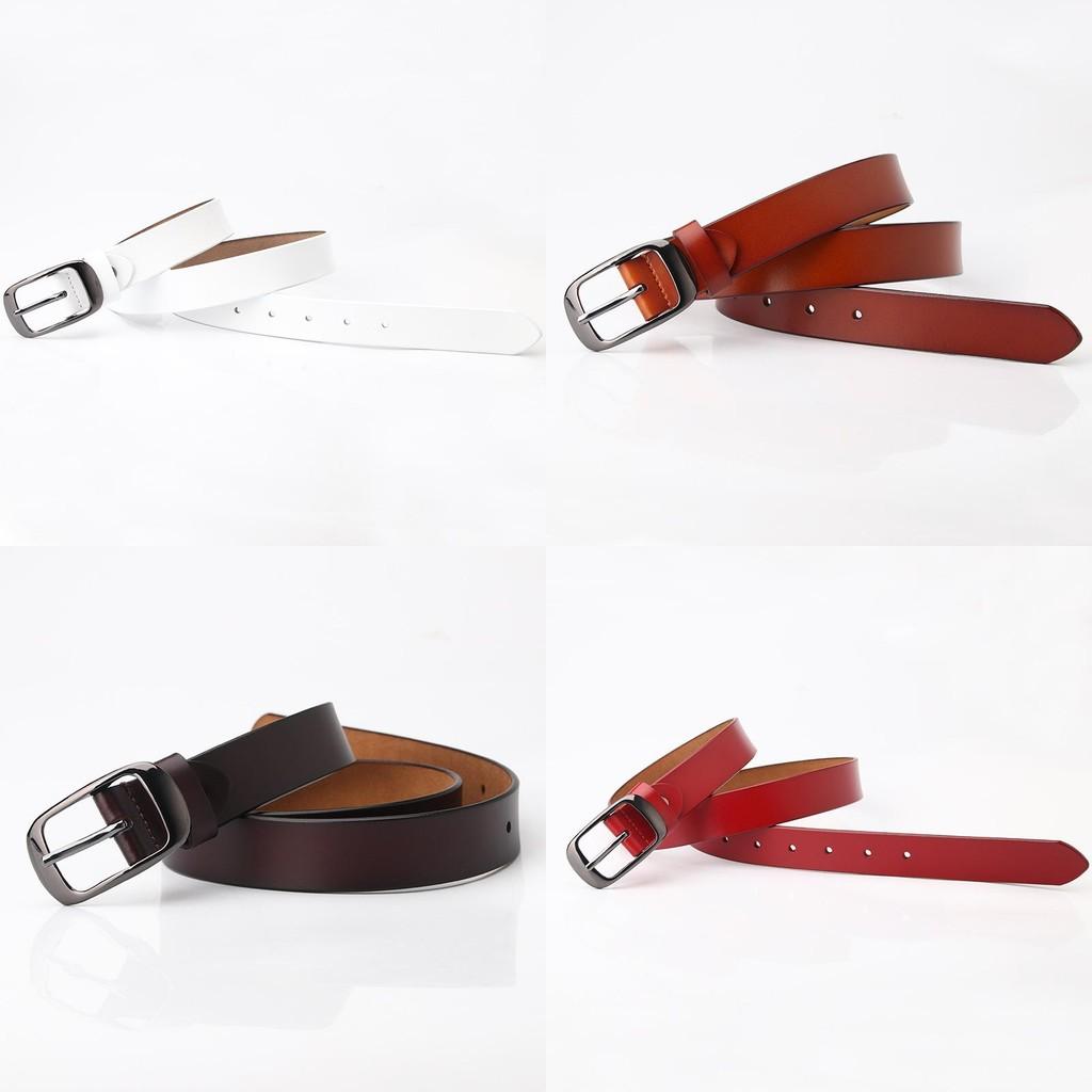 Ladies Genuine Leather Pant Belt With Adjustable Pin Closure For Office And Everyday Use