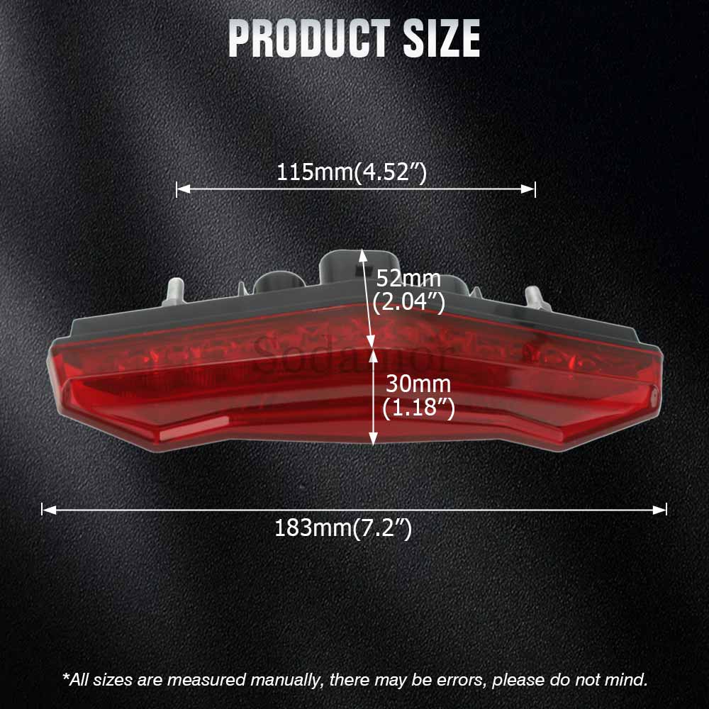 LED Tail Light Fit For 2021 2022 Can-Am Commander DPS XT MAX DPS XT 710006633 Modified Car UTV Rear Brake Stop Led Lights Lamps