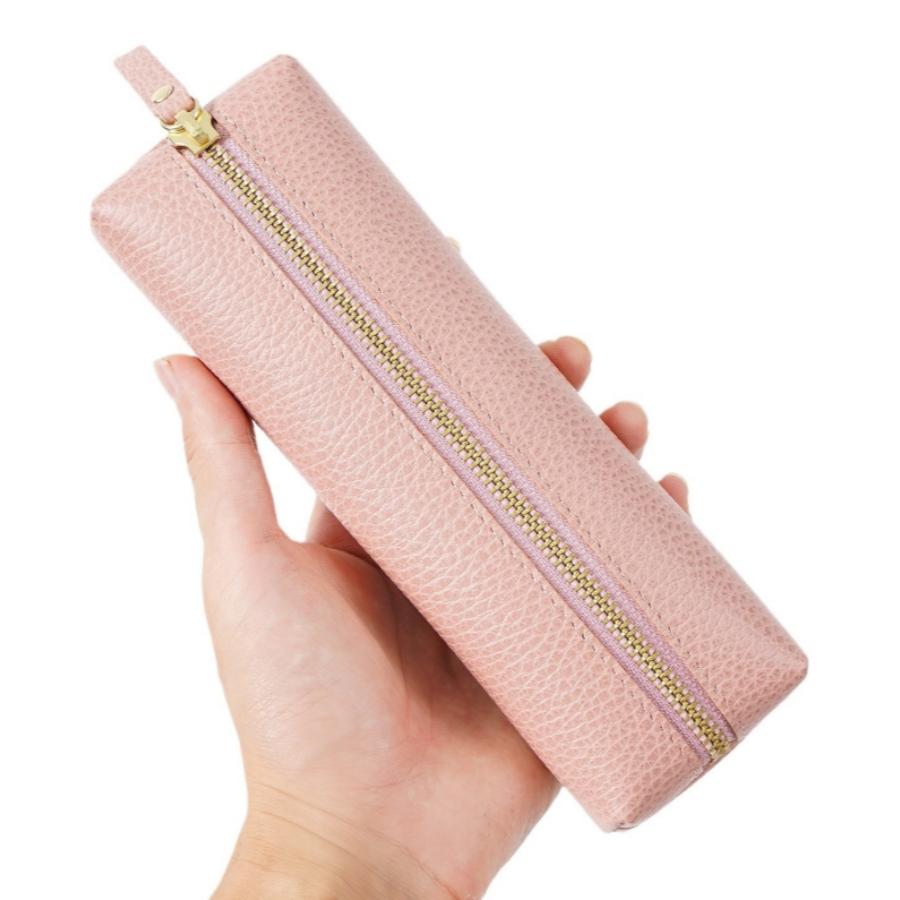 Premium Durable PU Leather Pencil Case with Handcrafted Zipper Closure Luxurious Office Holder Portable Pen Pouch