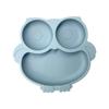 Baby Safe Silicone Dining Plate Suction Cartoon Children Dishes Feeding Toddler Training Tableware Retro Kids Smile Face Bowl